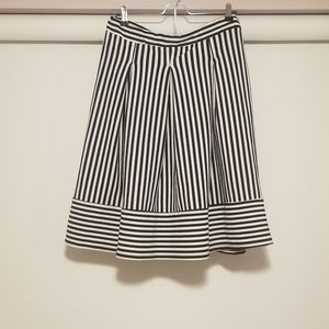 Fit and Flare Black and White skirt